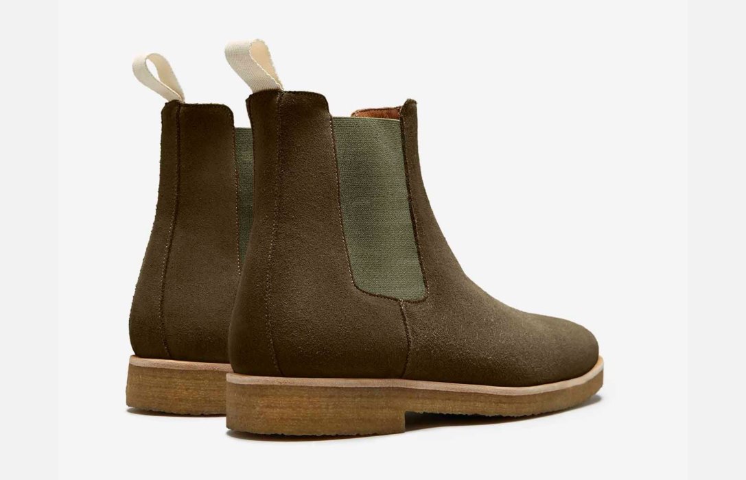 Oliver Cabell Chelsea Boot Csizma Férfi Olivazöld | HU585-84