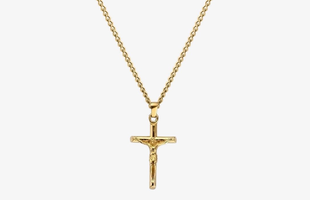 Oliver Cabell Cross Pendant Nyakláncok Férfi Arany | HU311-13