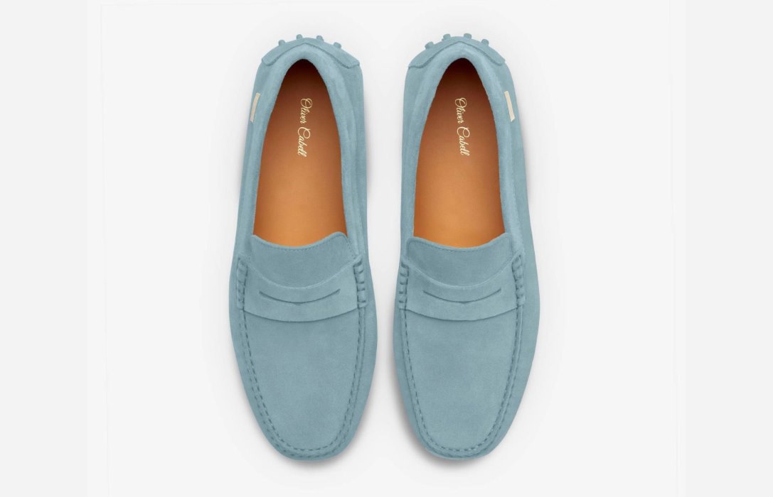 Oliver Cabell Driver Loafer Cipő Férfi Kék | HU307-20