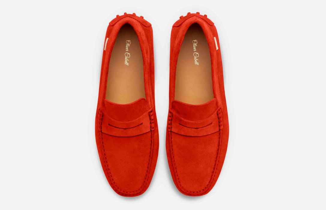 Oliver Cabell Driver Loafer Cipő Férfi Piros | HU357-99