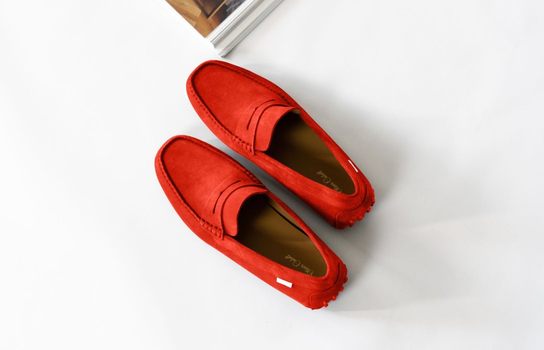 Oliver Cabell Driver Loafer Cipő Férfi Piros | HU357-99