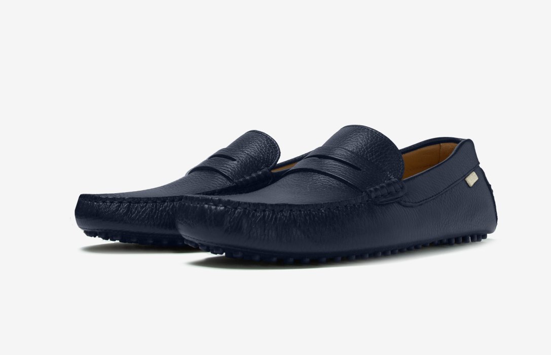 Oliver Cabell Driver Loafer Cipő Férfi Sötétkék | HU283-64