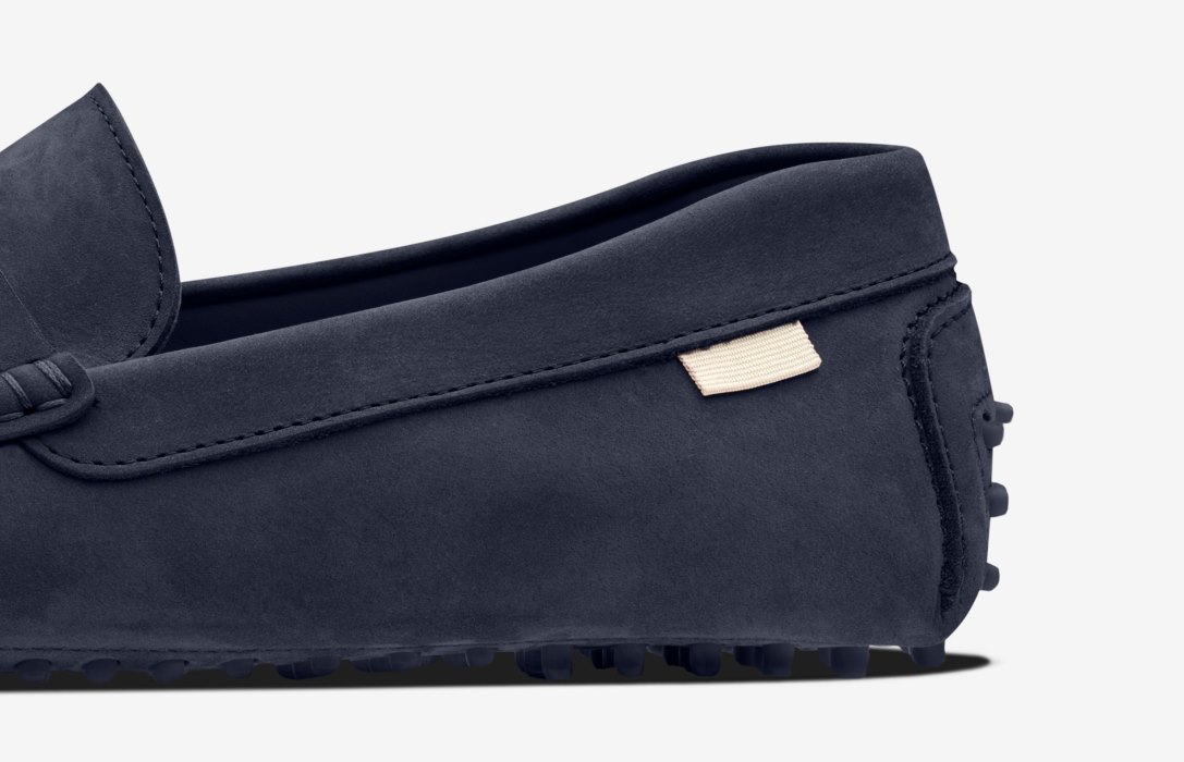 Oliver Cabell Driver Loafer Cipő Férfi Sötétkék | HU301-53