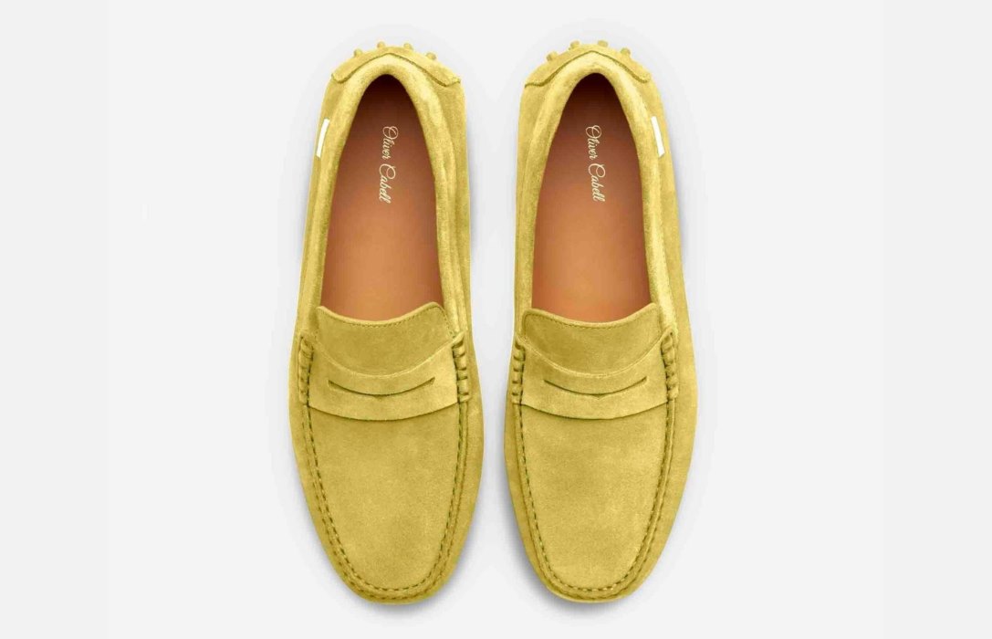 Oliver Cabell Driver Loafer Cipő Férfi Sárga | HU932-29