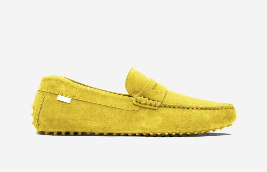 Oliver Cabell Driver Loafer Cipő Férfi Sárga | HU932-29