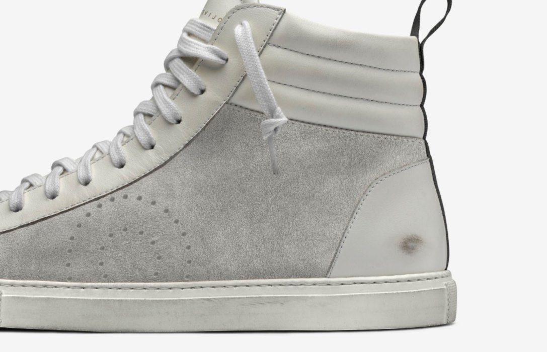 Oliver Cabell Jabbar High High Top Sneakers Férfi Fehér | HU267-53