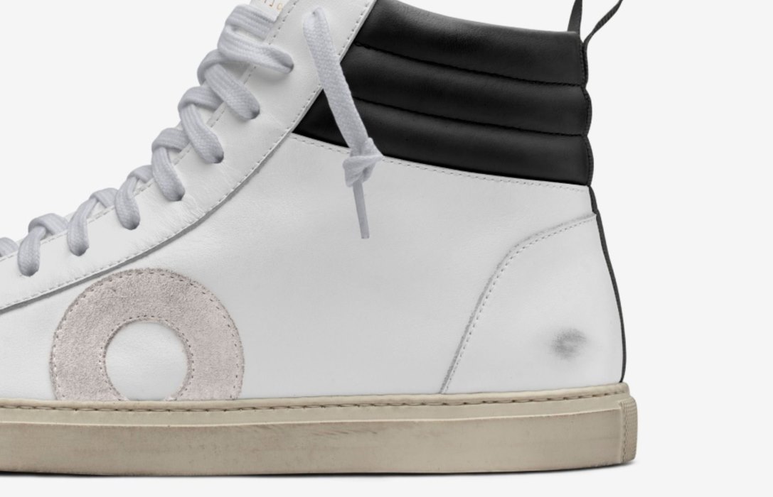 Oliver Cabell Jabbar High High Top Sneakers Férfi Fehér | HU584-37