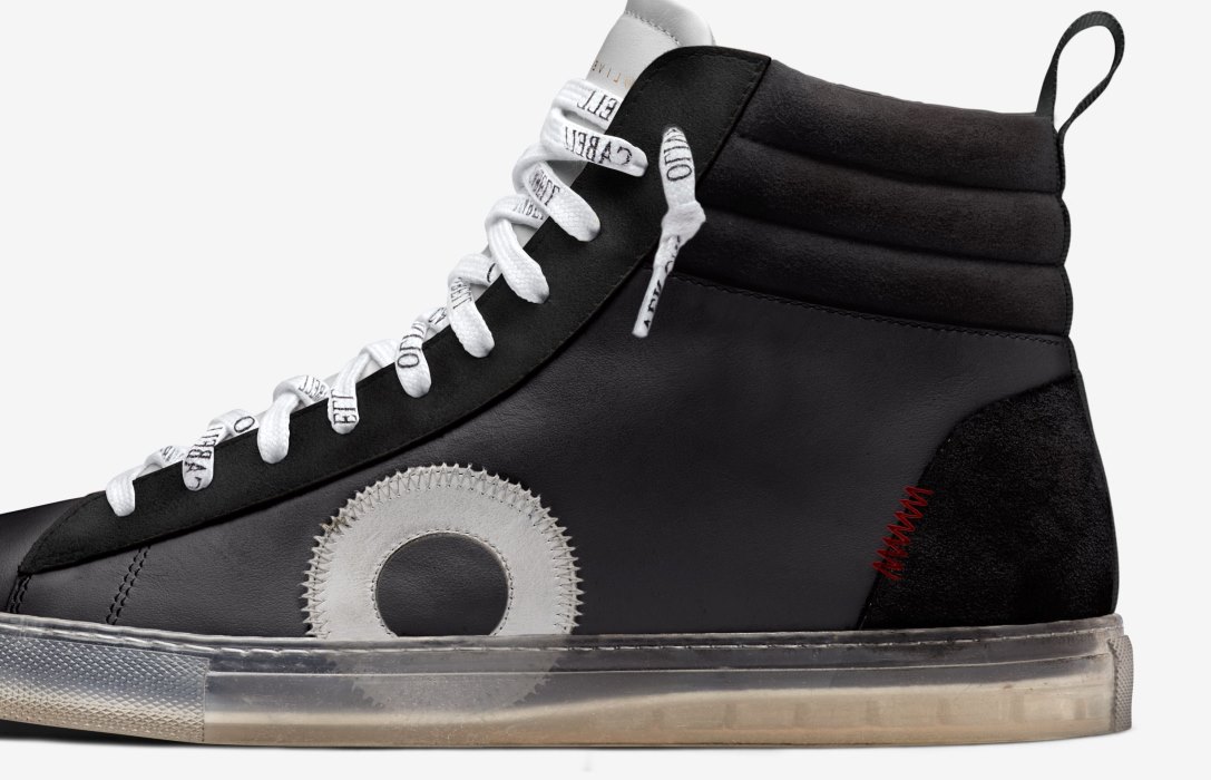 Oliver Cabell Jabbar High High Top Sneakers Férfi Sötétszürke | HU641-85