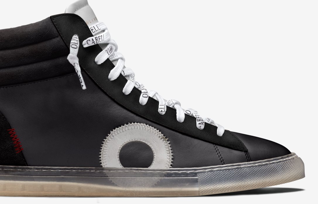 Oliver Cabell Jabbar High High Top Sneakers Férfi Sötétszürke | HU641-85