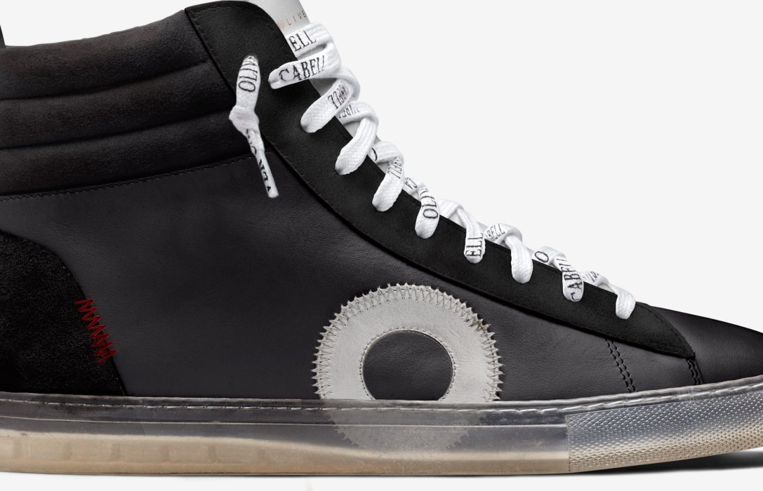 Oliver Cabell Jabbar High High Top Sneakers Férfi Sötétszürke | HU641-85