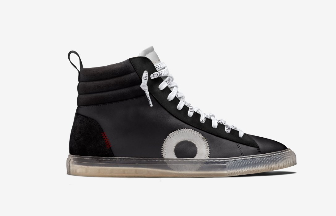 Oliver Cabell Jabbar High High Top Sneakers Férfi Sötétszürke | HU641-85