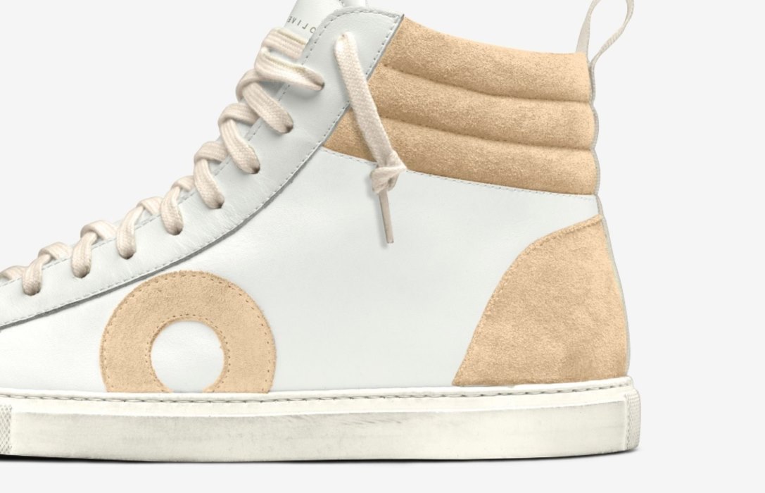 Oliver Cabell Jabbar High High Top Sneakers Férfi Bézs | HU789-23