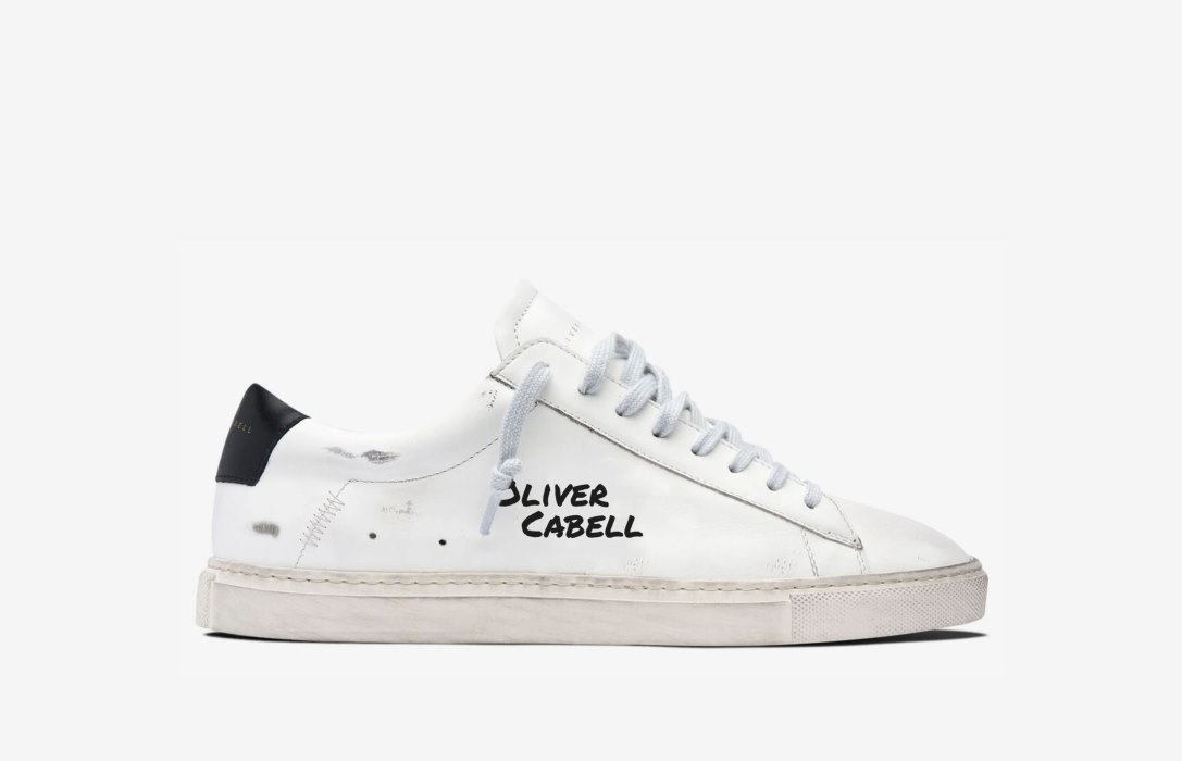 Oliver Cabell Low 1 Low Top Sneakers Férfi Fehér | HU010-46