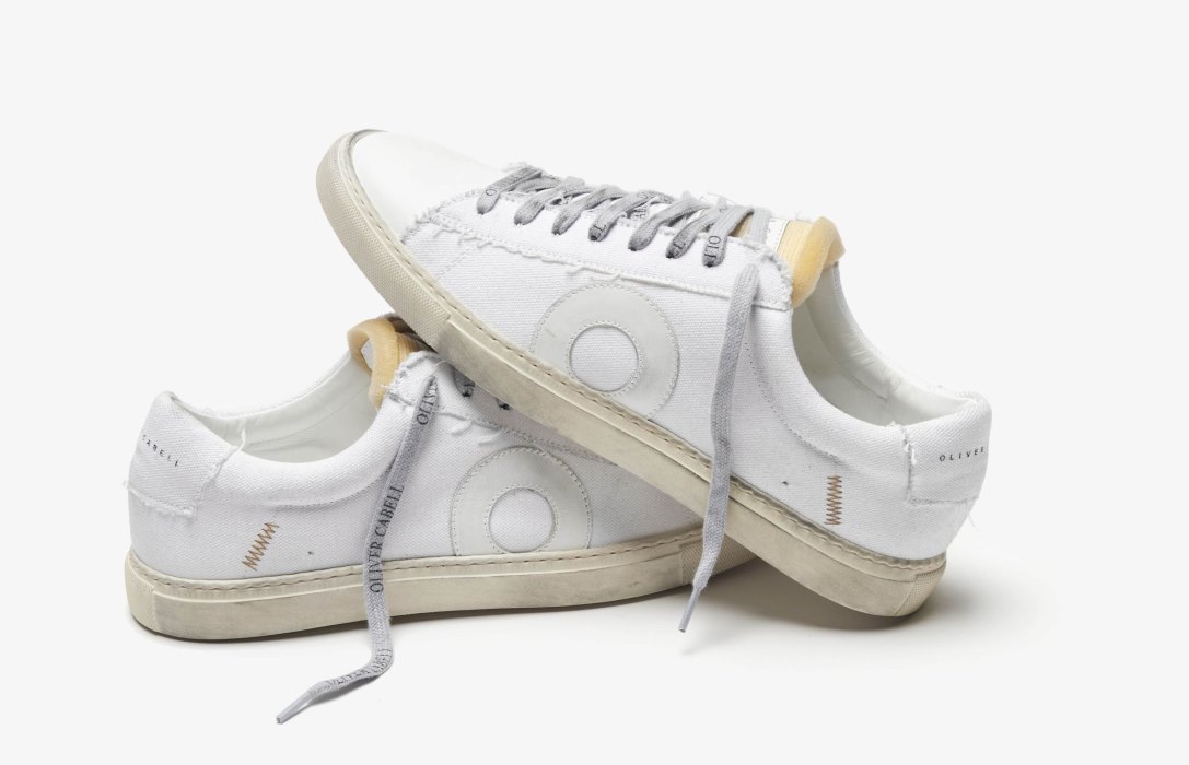 Oliver Cabell Low 1 Low Top Sneakers Férfi Fehér | HU071-20