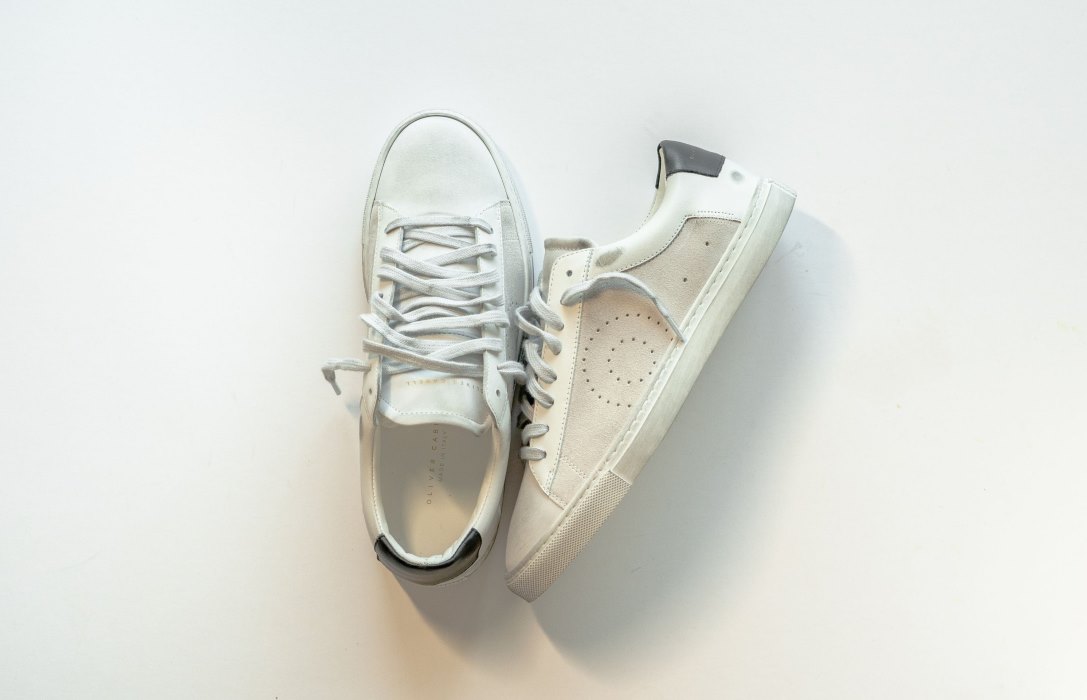 Oliver Cabell Low 1 Low Top Sneakers Férfi Fehér | HU073-08