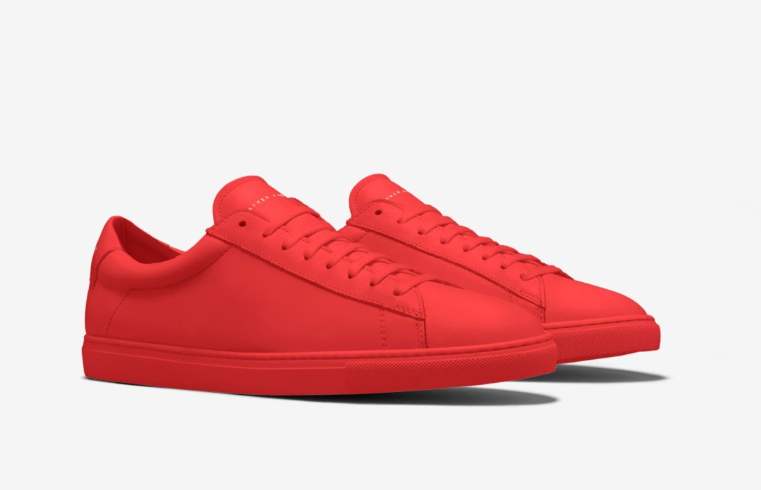 Oliver Cabell Low 1 Low Top Sneakers Férfi Piros | HU268-98