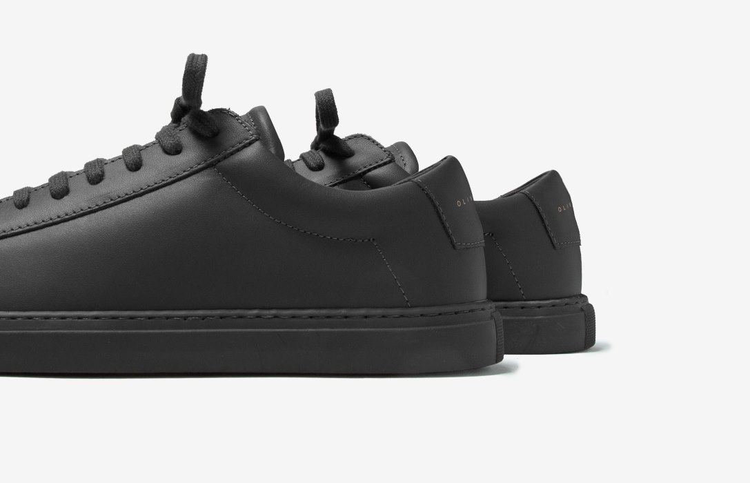 Oliver Cabell Low 1 Low Top Sneakers Férfi Charcoal | HU283-96