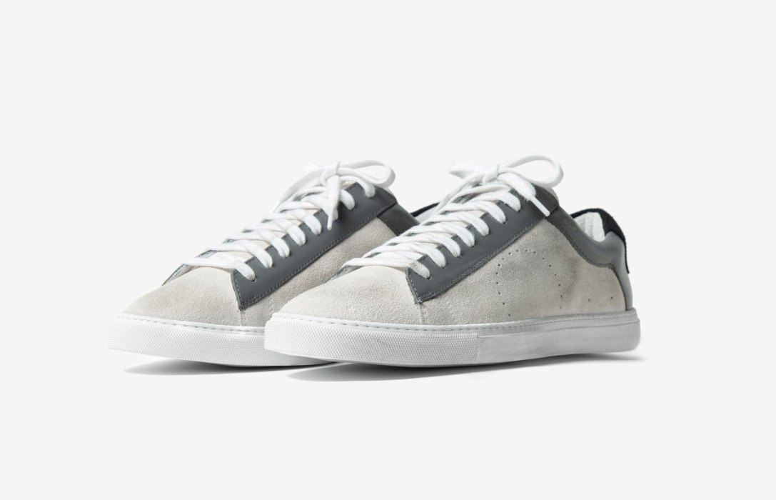 Oliver Cabell Low 1 Low Top Sneakers Férfi Fehér Szürke | HU301-99