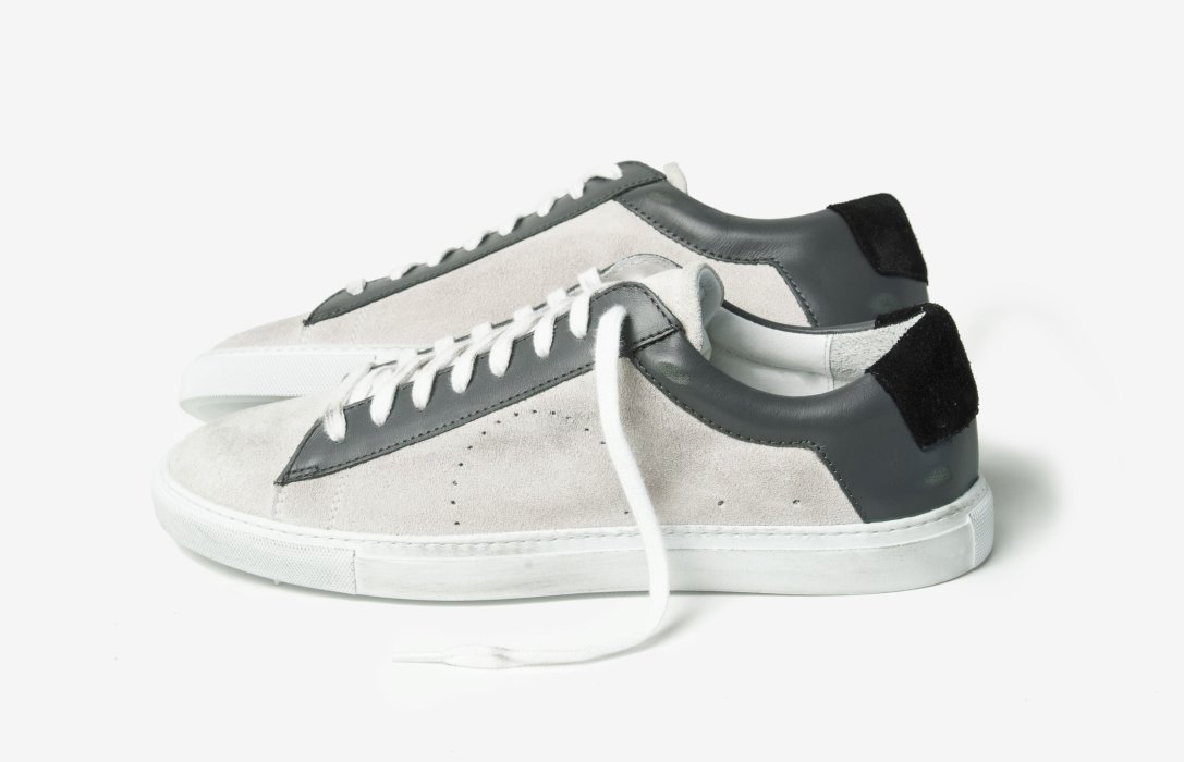 Oliver Cabell Low 1 Low Top Sneakers Férfi Fehér Szürke | HU301-99