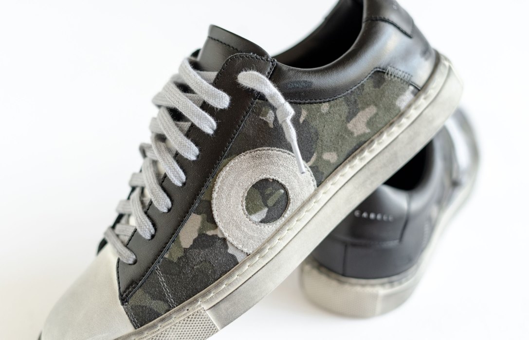 Oliver Cabell Low 1 Low Top Sneakers Férfi Camo | HU328-29