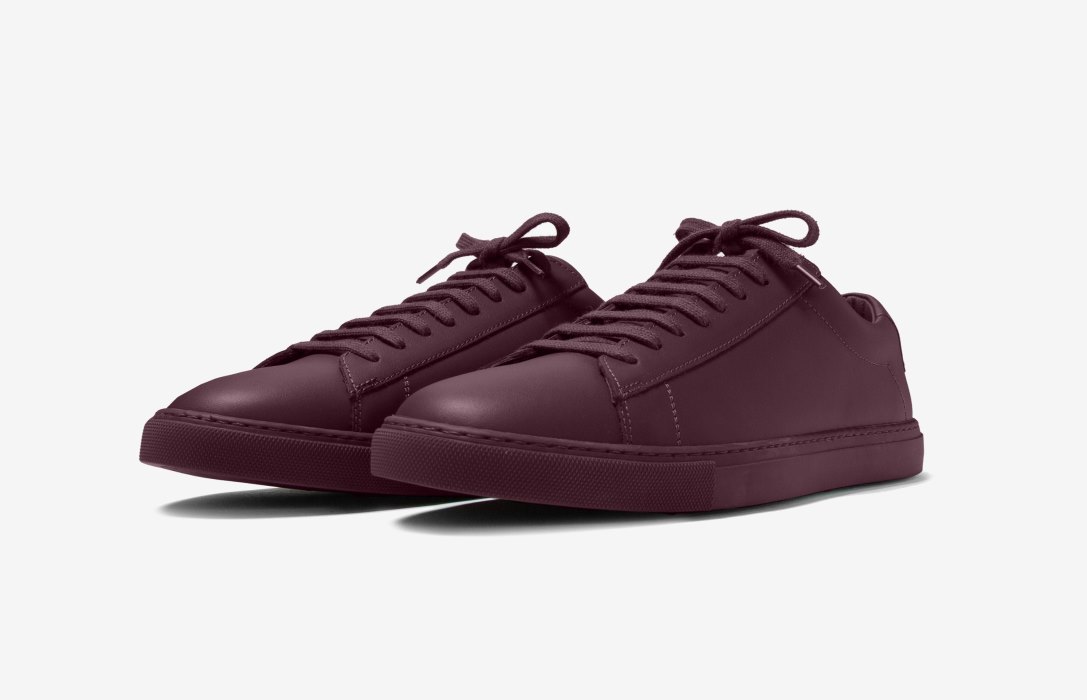 Oliver Cabell Low 1 Low Top Sneakers Férfi Bordó | HU375-86