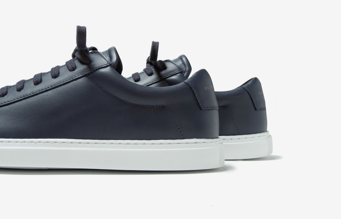 Oliver Cabell Low 1 Low Top Sneakers Férfi Királykék | HU413-61