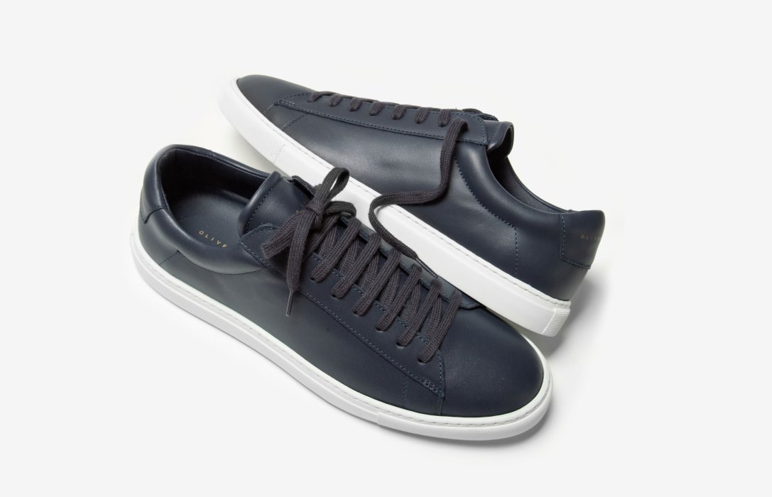 Oliver Cabell Low 1 Low Top Sneakers Férfi Királykék | HU413-61