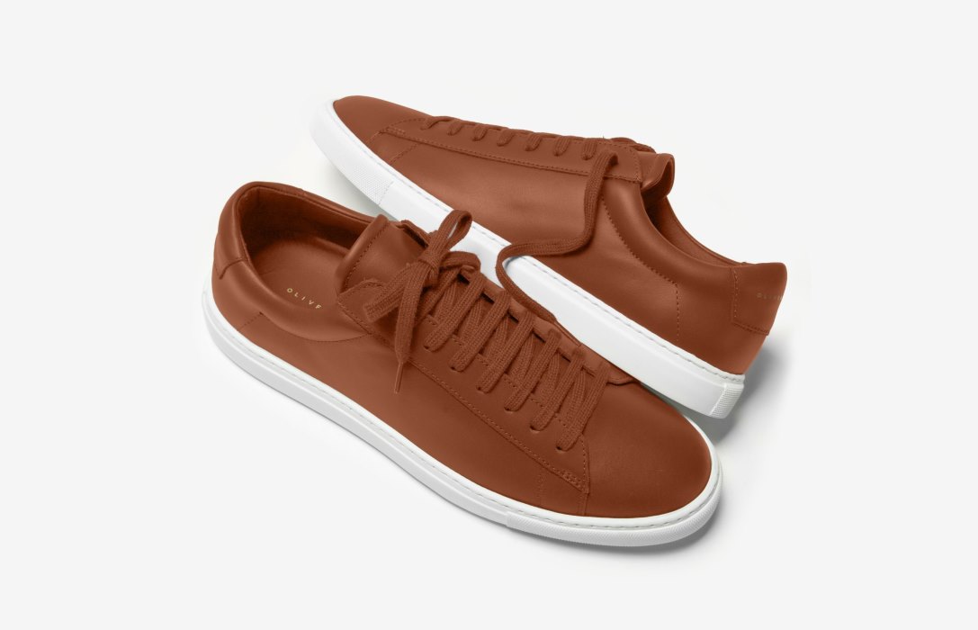 Oliver Cabell Low 1 Low Top Sneakers Férfi Barna | HU481-28