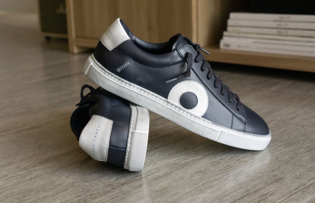 Oliver Cabell Low 1 Low Top Sneakers Férfi Kék | HU832-68