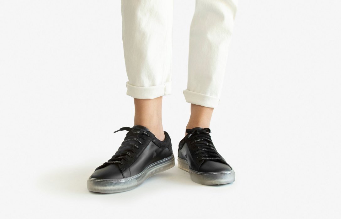 Oliver Cabell Low 1 Low Top Sneakers Női Fekete | HU031-16