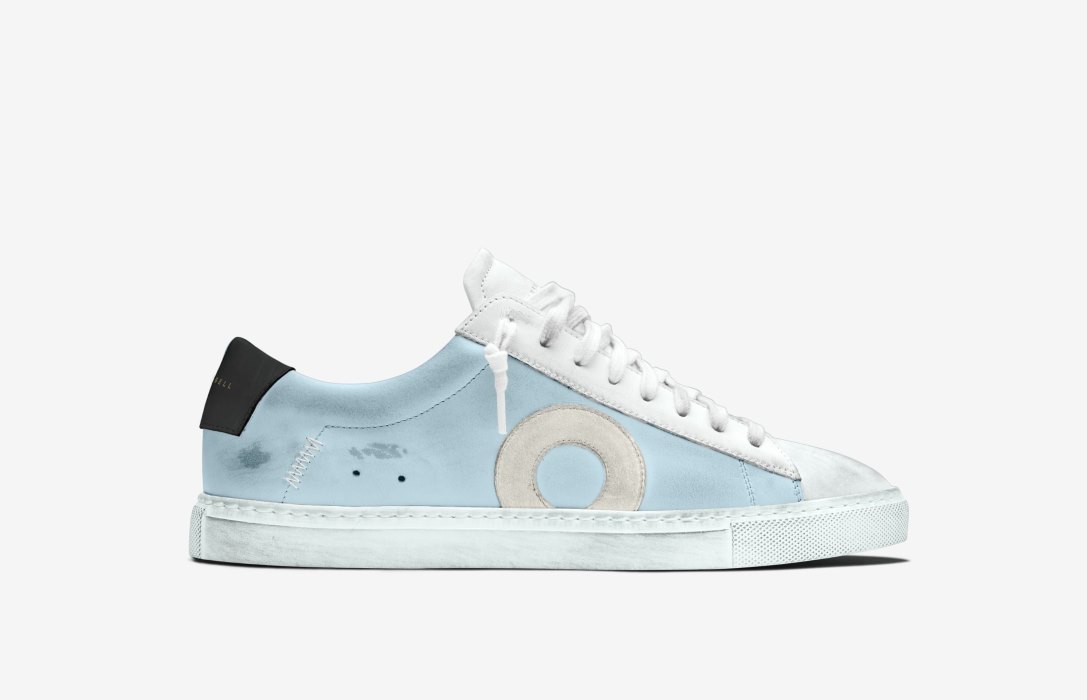 Oliver Cabell Low 1 Low Top Sneakers Női Kék | HU601-55