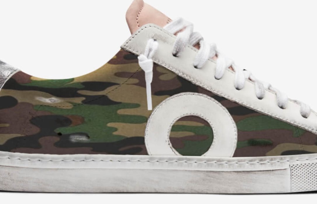 Oliver Cabell Low 1 Low Top Sneakers Női Camo | HU830-01