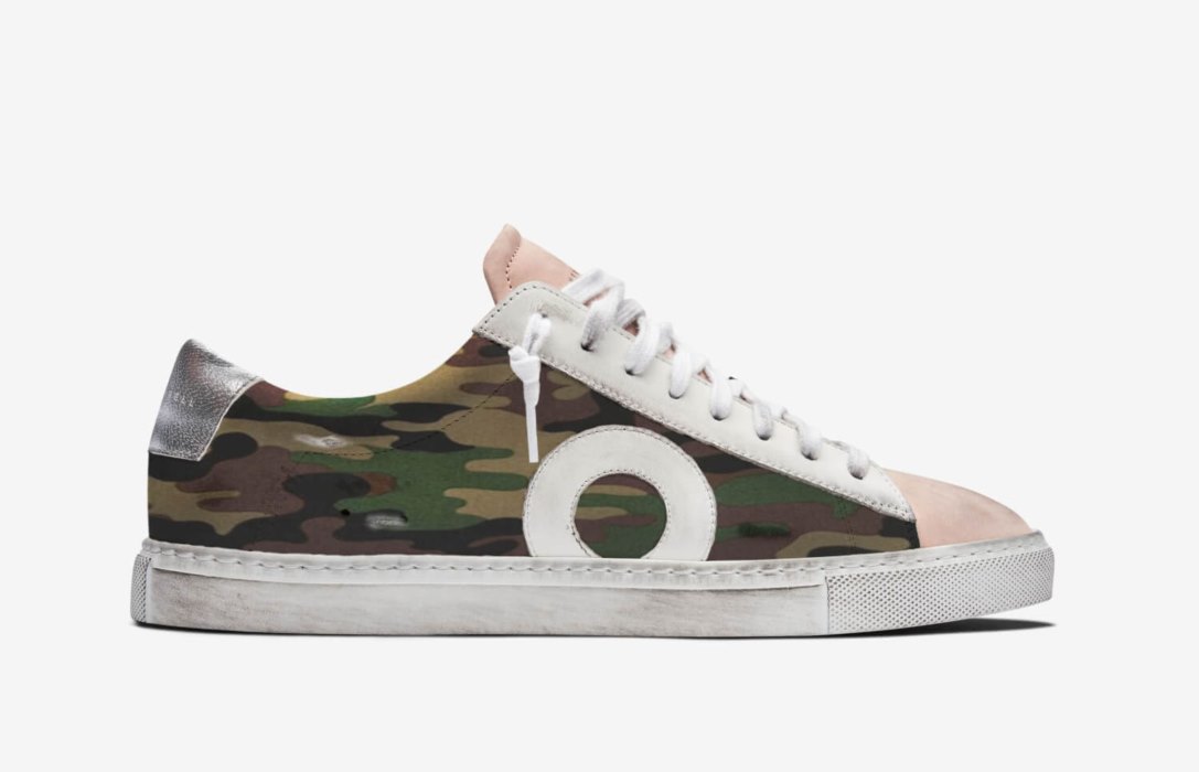 Oliver Cabell Low 1 Low Top Sneakers Női Camo | HU830-01