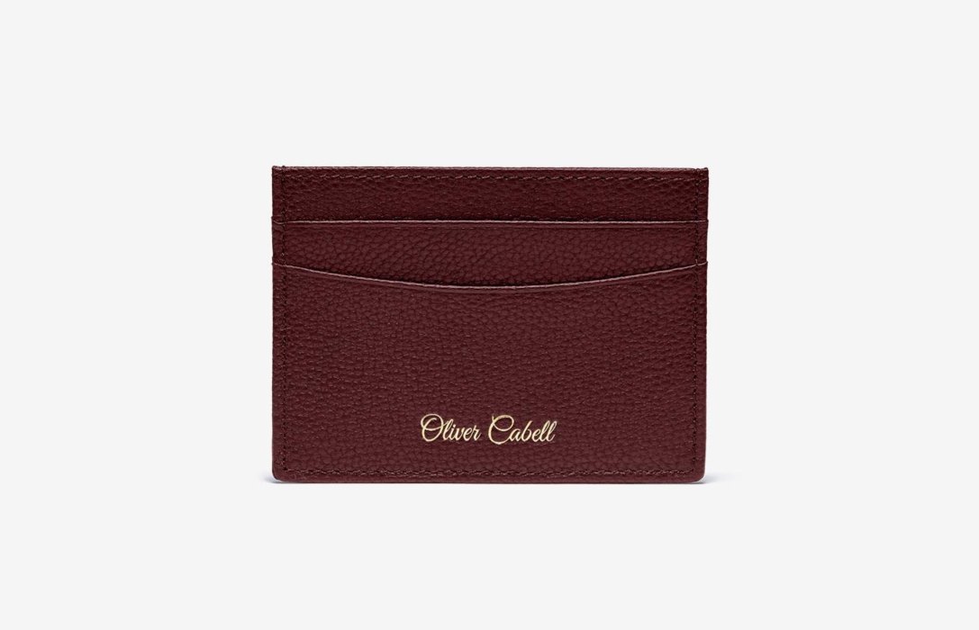 Oliver Cabell OC Bőr Card Holder Kiegészítők Női Bordó | HU744-41