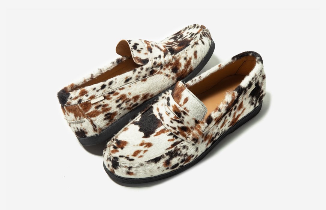 Oliver Cabell Penny Loafer Csizma Férfi Leopárd | HU008-25