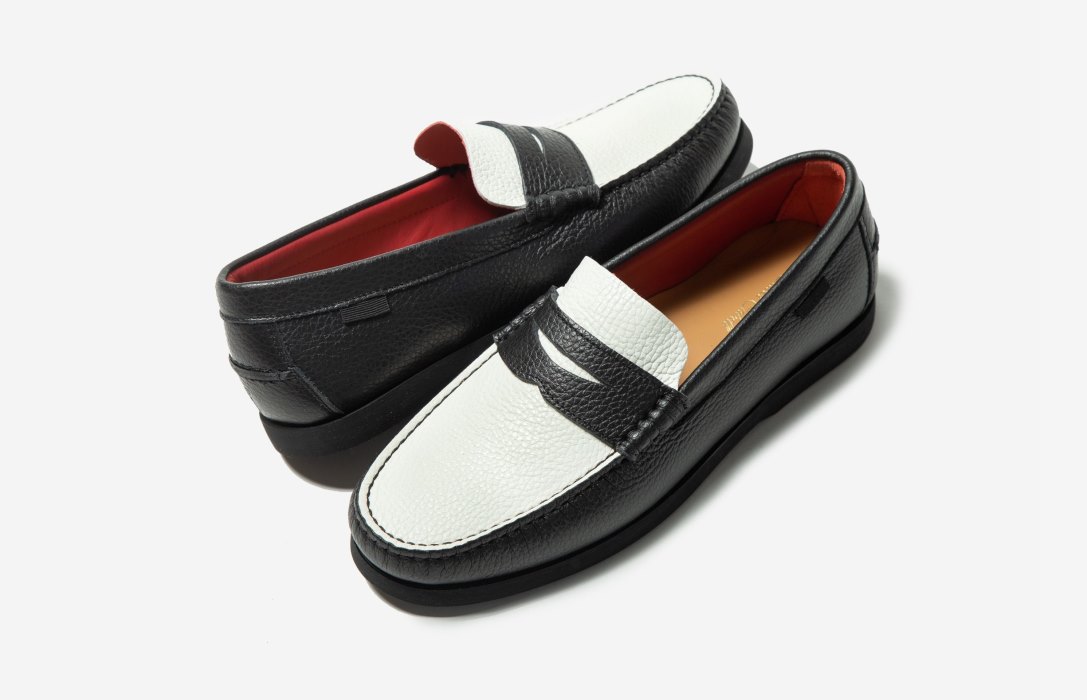 Oliver Cabell Penny Loafer Csizma Férfi Fekete | HU114-73