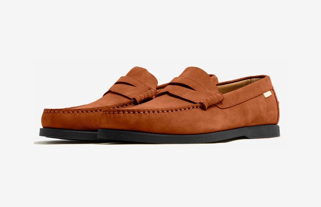 Oliver Cabell Penny Loafer Loafer Cipő Férfi Barna | HU529-26