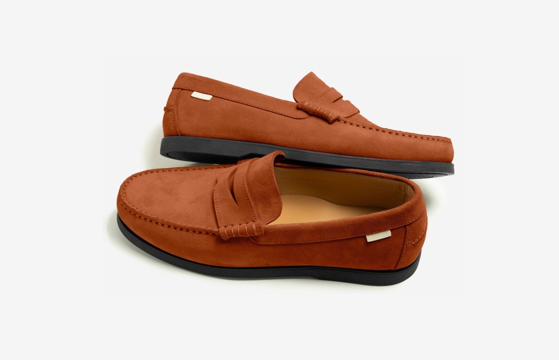 Oliver Cabell Penny Loafer Loafer Cipő Férfi Barna | HU529-26