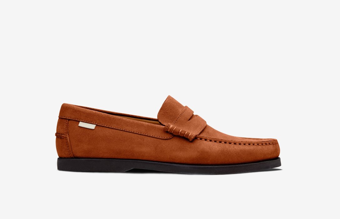 Oliver Cabell Penny Loafer Loafer Cipő Férfi Barna | HU529-26