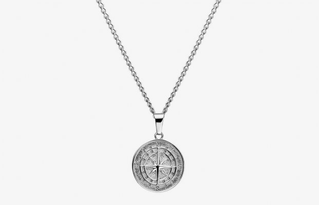 Oliver Cabell Compass Pendant Nyakláncok Férfi Titán | HU880-21