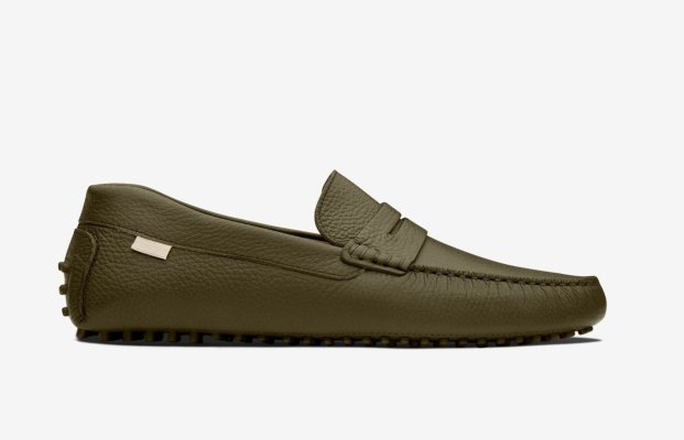 Oliver Cabell Driver Loafer Cipő Férfi Olivazöld | HU734-88