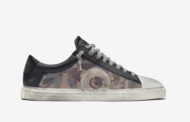 Oliver Cabell Low 1 Low Top Sneakers Férfi Camo | HU328-29