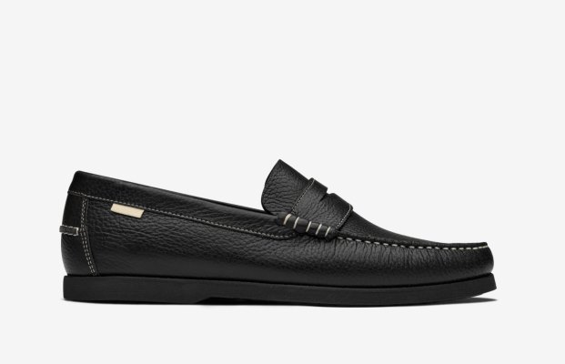 Oliver Cabell Penny Loafer Csizma Férfi Fekete | HU756-10